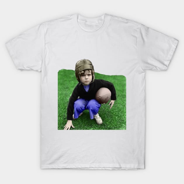 Shirley Temple Football T-Shirt by RetroSalt